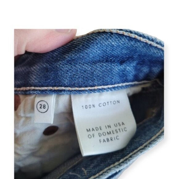 GRLFRND Sky Blue Distressed High Rise Jeans - Picture 7 of 13